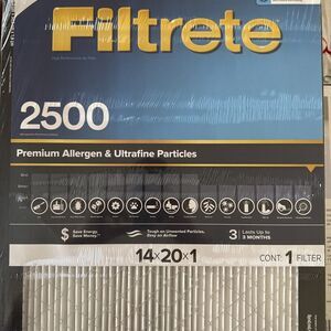 Filtrete 14x20x1 Premium Allergen & Ultrafine Particles AC Filter |2500| 4 Pack